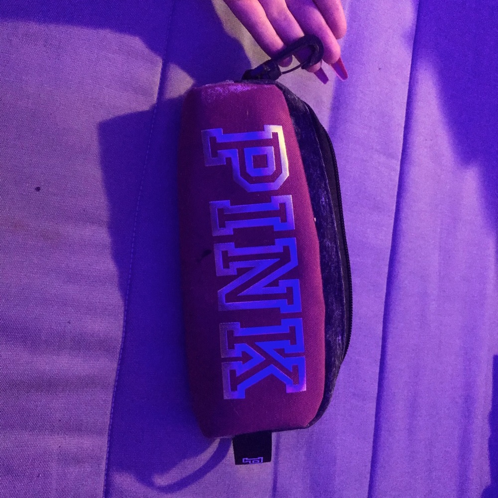 Burgundy and silver Bag from pink/vs